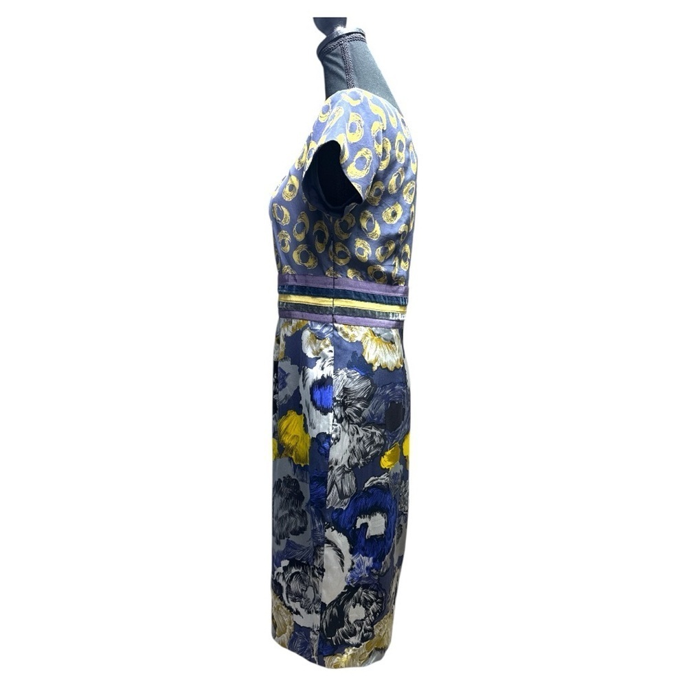 Boden Limited Edition Silk Print Dress Size 6 - Picture 2 of 10
